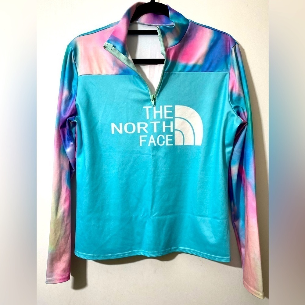 The North Face hoodie sweatshirt pullover 3/4 zipper  Sz XXL youth  E-10